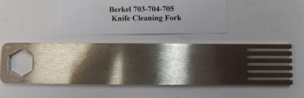 Berkel 703-704-705 Tenderizer Knife Cleaning Fork Not To Be Used While machine Is Running